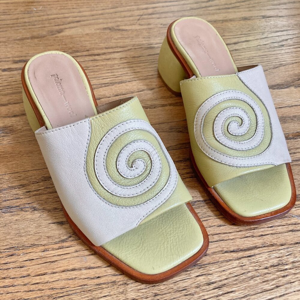 Paloma Wool tornado sandal green sz 36